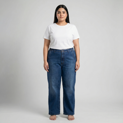 Midnight Indigo Straight Denim Jeans PSW-11071