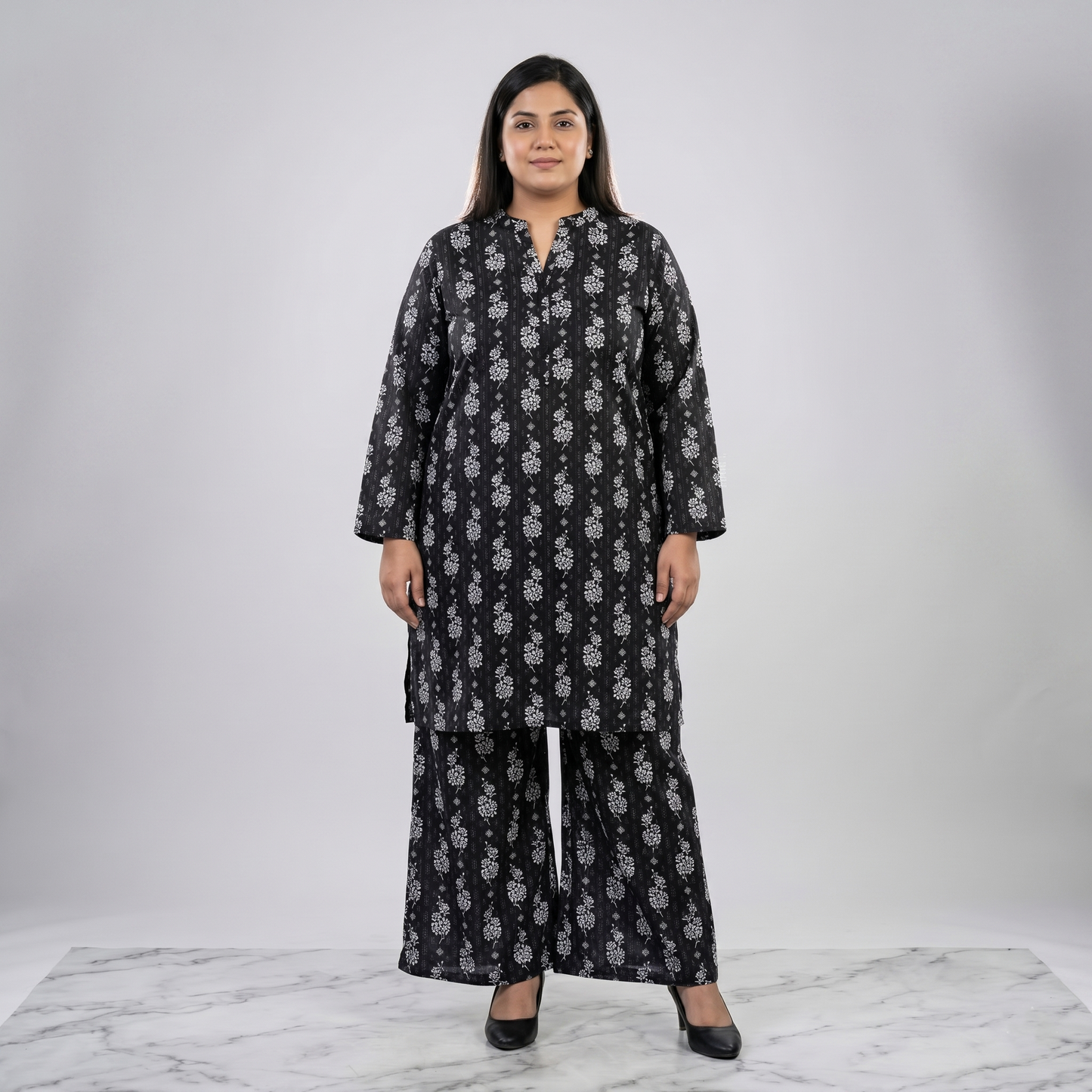 Midnight Vine Printed Co-ord Set PSW-11153