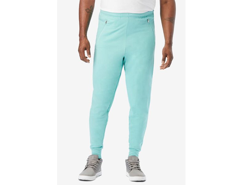 Mint Big Size Lightweight Terry Joggers PSM-6373