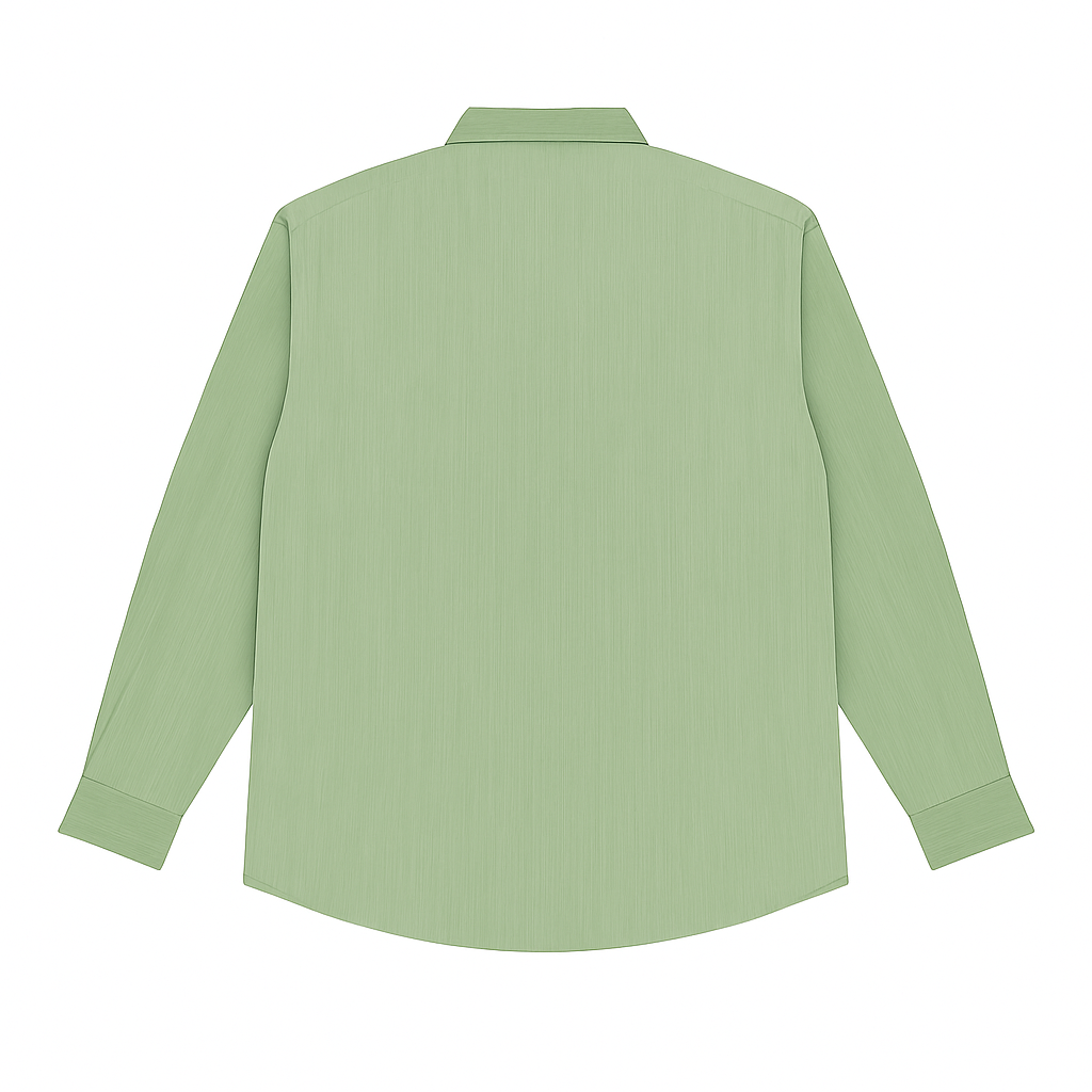 Mint Green Plus Size Casual Shirt PSM-9893