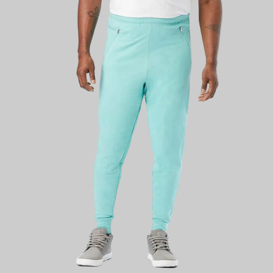 Mint big size lightweight Terry joggers for men