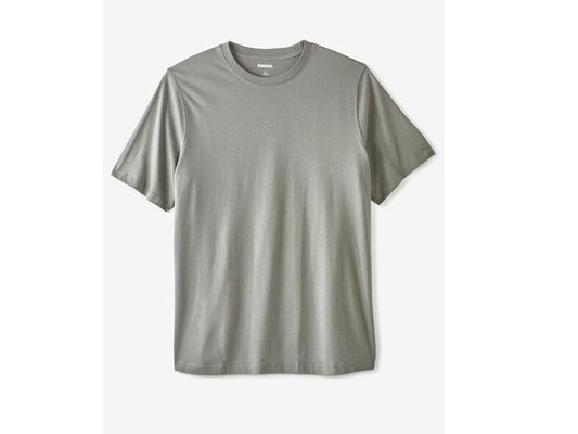 Misty Grey Big & Tall Size Crewneck T-Shirt PSM-5726