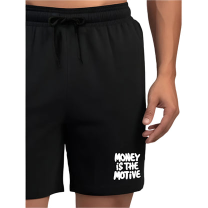 Money Is D Motive Plus-Size Shorts Set PSM-9901