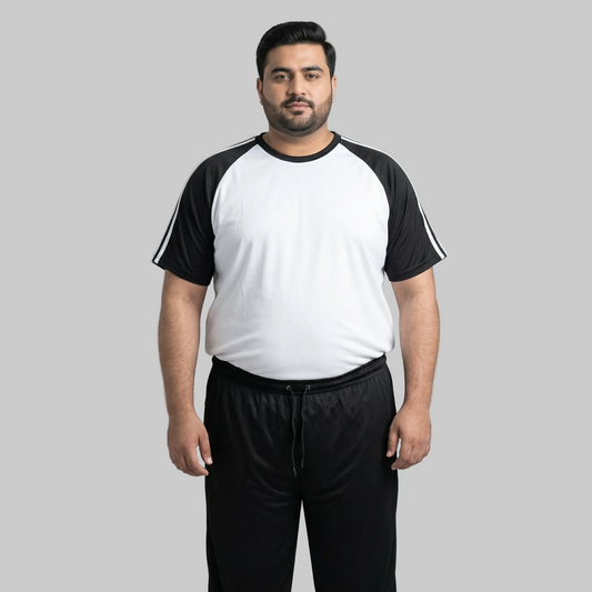 Monochrome Stripe Raglan Co-ord Set PSM-11007