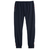 Navy Athletic Fit Zipper Cuff Sweatpants PSM-8691