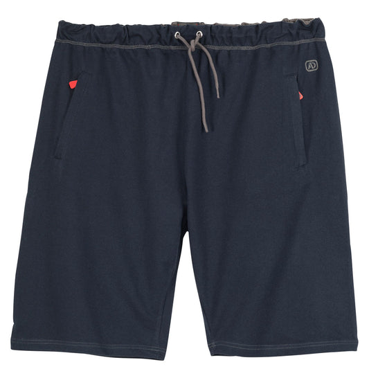 Navy Blue Big Size Terry Shorts PSM-8687