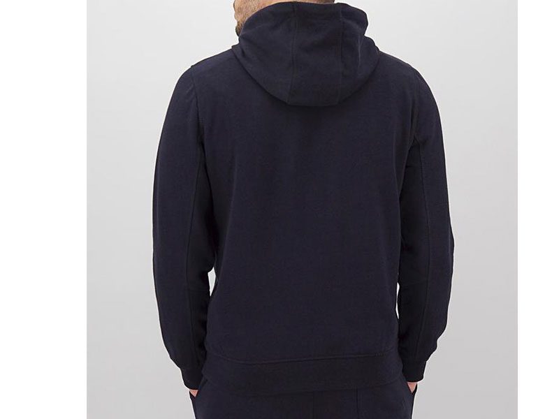 Navy Blue Fleece Big Size Over Head Hoodie PSM-4245