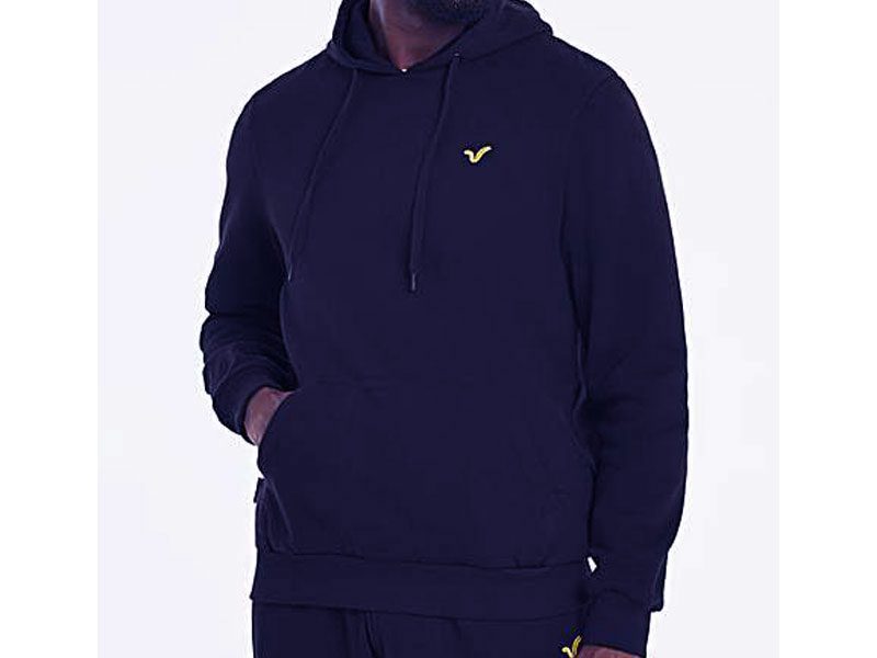 Navy Fleece Big Size Over Head Hoodie PSM-4250