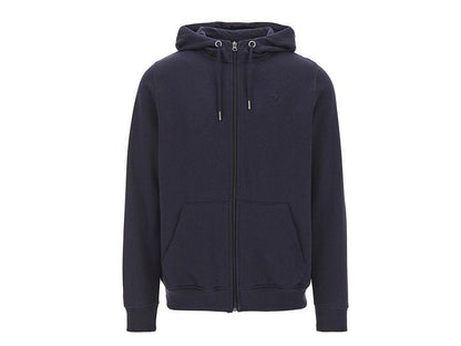 Navy Blue Fleece Big Size Zipper Hoodie PSM-4237