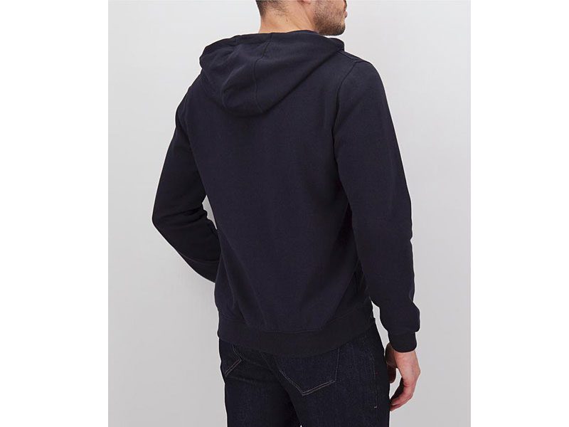 Navy Blue Fleece Big Size Zipper Hoodie PSM-4237