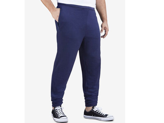 Navy Blue Jersey Big Size Jogger Pants PSM-3717