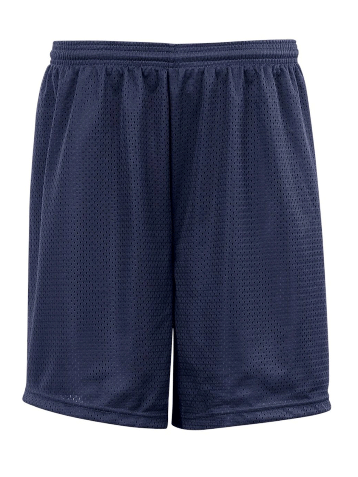 Navy Blue Mesh Polyester Big Size Shorts PSM-8991