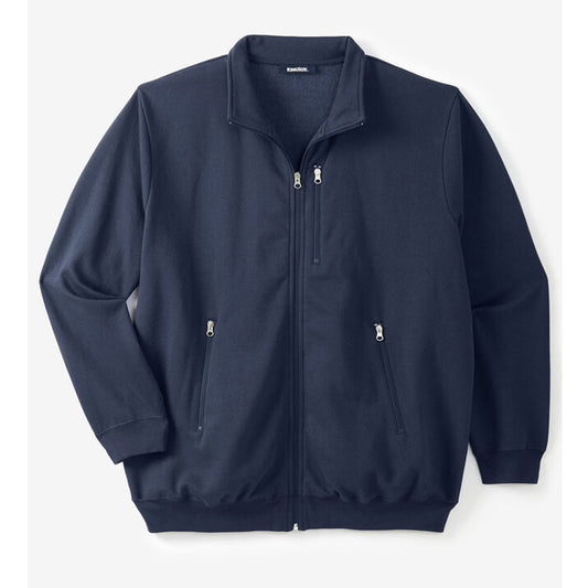 Navy Full-Zip Fleece Jacket PSM-8824