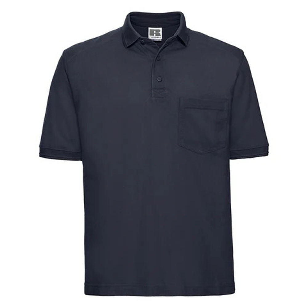 Navy Heavy Duty Cotton Pique Polo Shirt PSM-8449