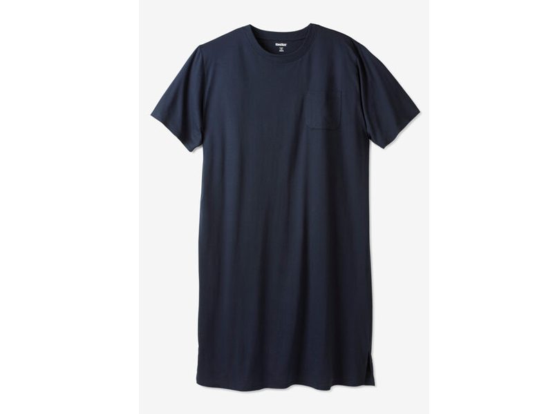 Navy Light Weight Short Sleeve Nightshirt PSM-6490