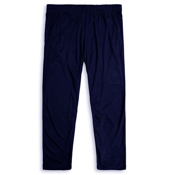 Navy Mesh Polyester Plus Size B Grade Trouser PSM-9083B