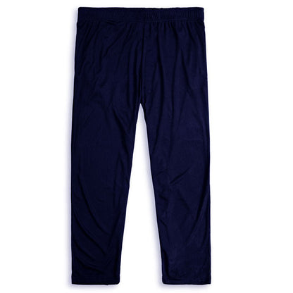 Navy Mesh Polyester Plus Size B Grade Trouser PSM-9083B