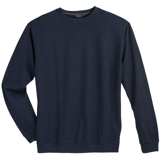 Navy Terry Big Size Crewneck Sweatshirt PSM-8683