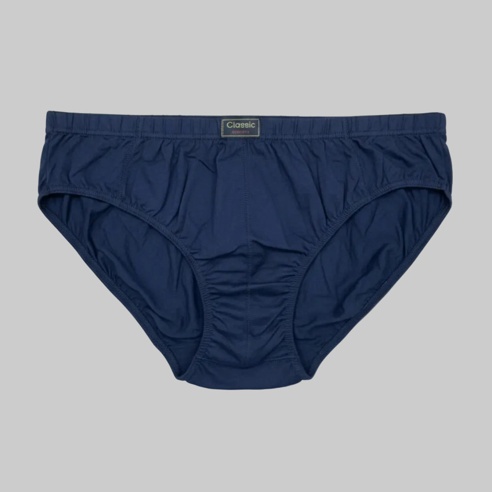Navy Big Size Classic Cotton Brief For Men PSM-9635