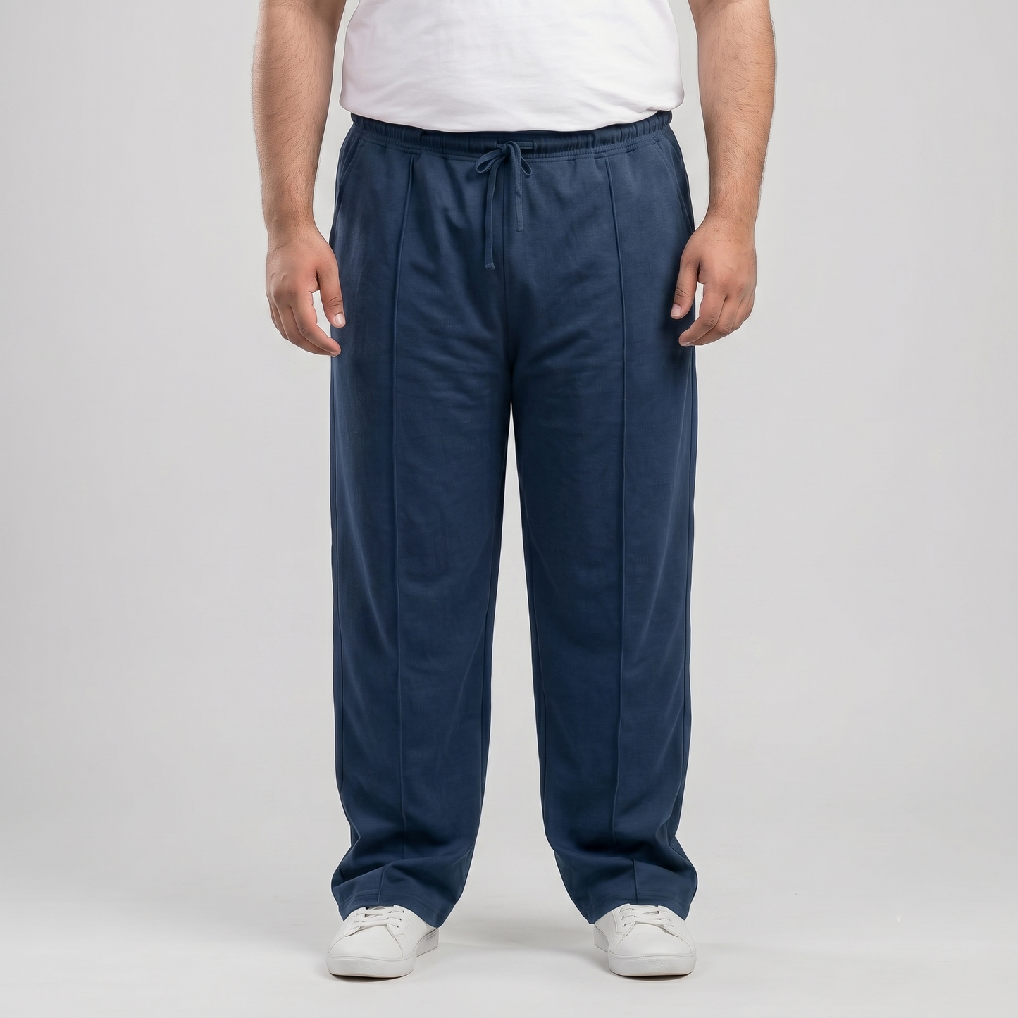 Navy Blue Comfort Fit Lounge B Grade Trousers PSM-11132B