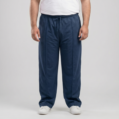 Navy Blue Comfort Fit Lounge B Grade Trousers PSM-11132B