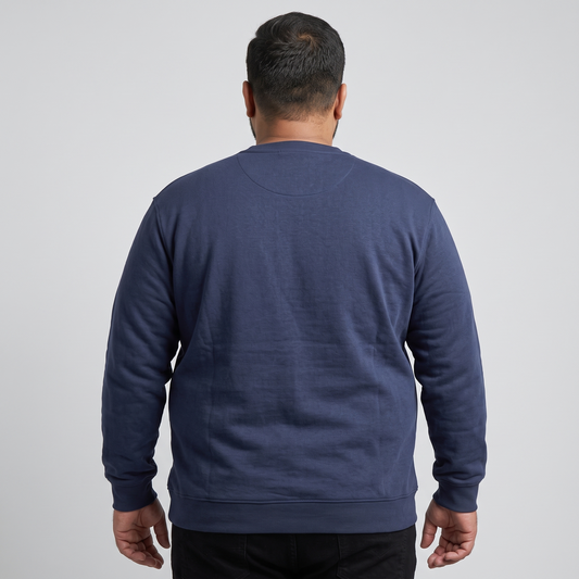 Navy Blue Core Crew Sweatshirt PSM-8808