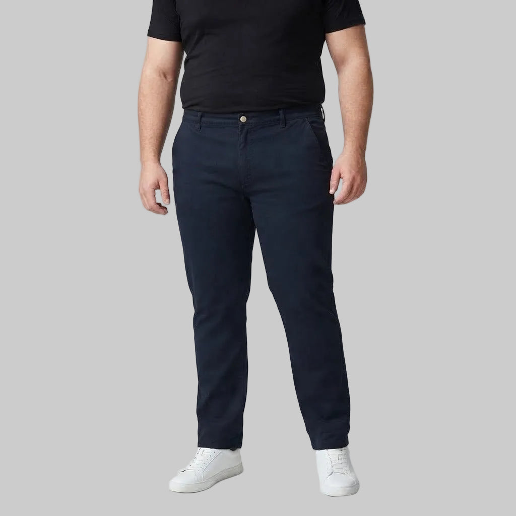 Navy Blue Cotton Pants in comfortable breathable cotton fabric