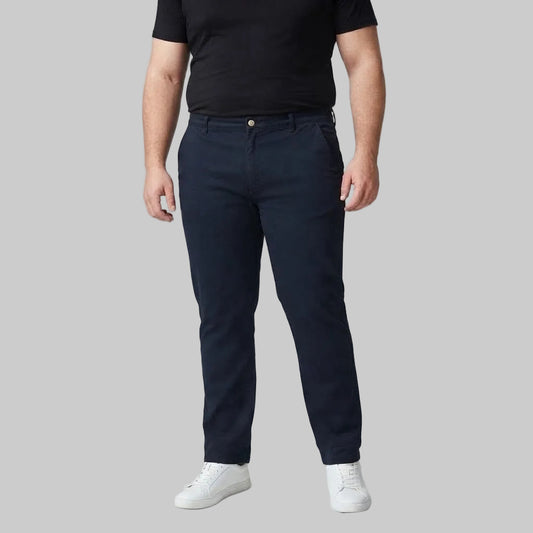 Navy Blue Cotton Pants in comfortable breathable cotton fabric