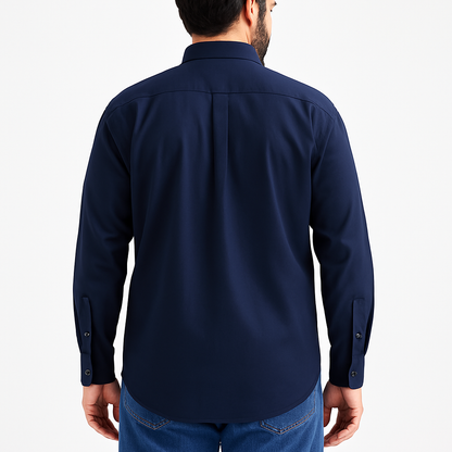 Navy Blue Full Sleeve Shirt PSM-10147
