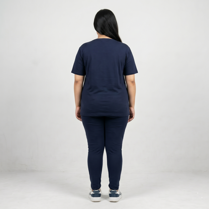 Navy Dry-Fit Co-ord Set PSW-11201