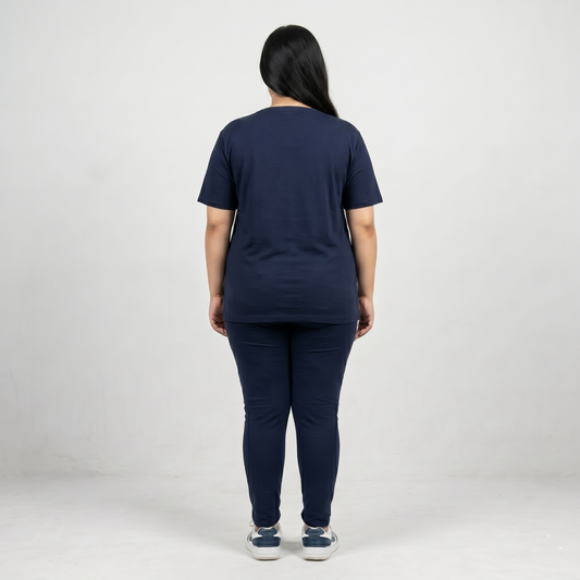 Navy Dry-Fit Co-ord Set PSW-11201