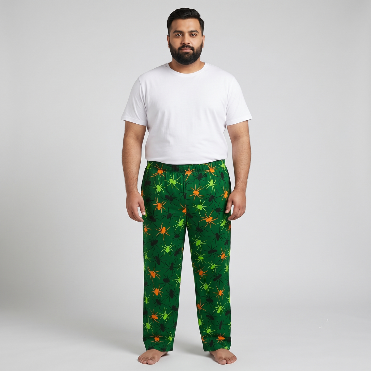 Neon Spiders Flannel Novelty Pajama Pants PSM-8992