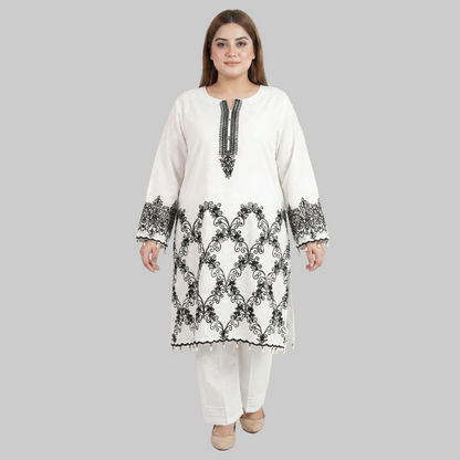 Noor Khaddar Embroidered 3-Piece Suit PSW-10421