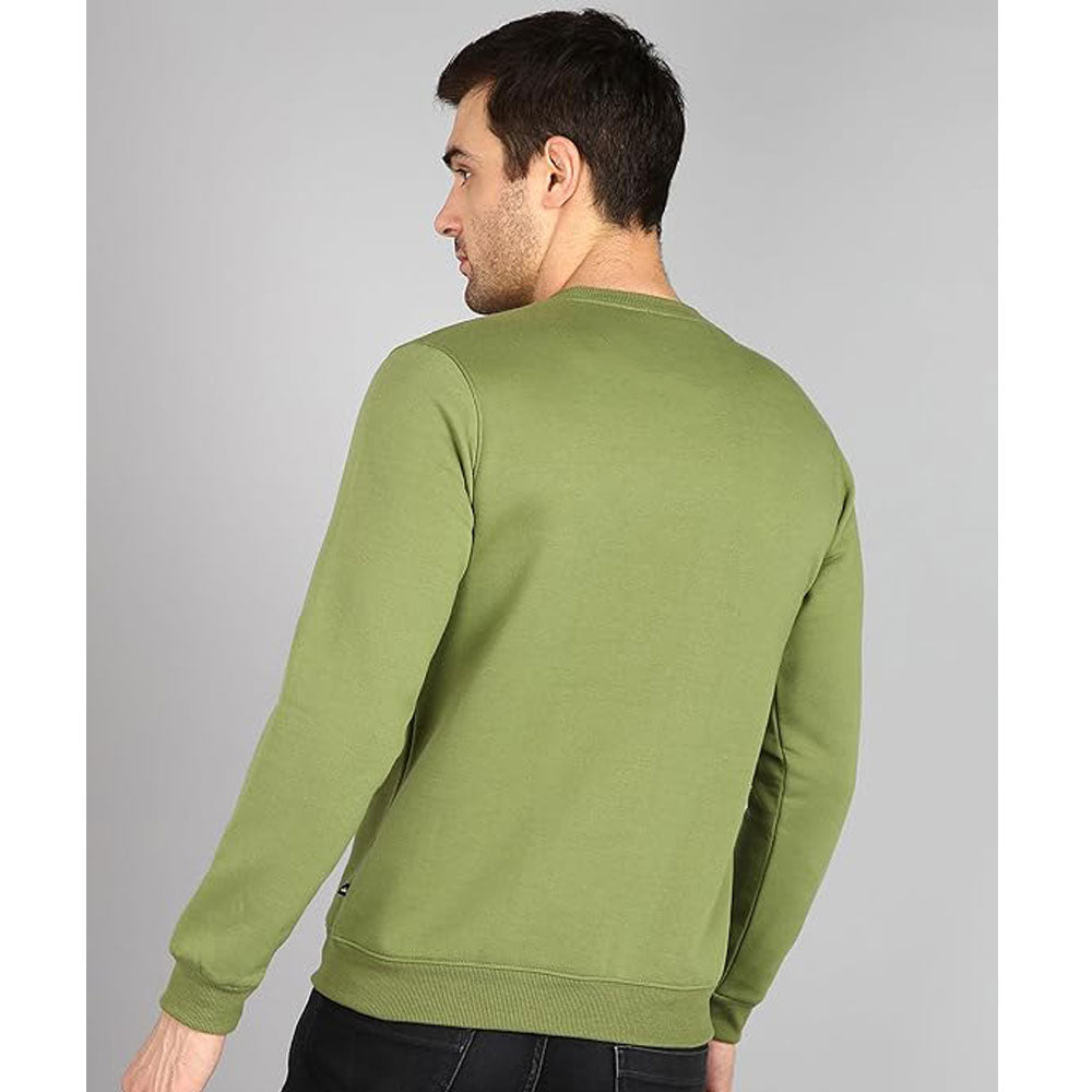 Olive Big Size Crewneck Sweatshirt PSM-8918