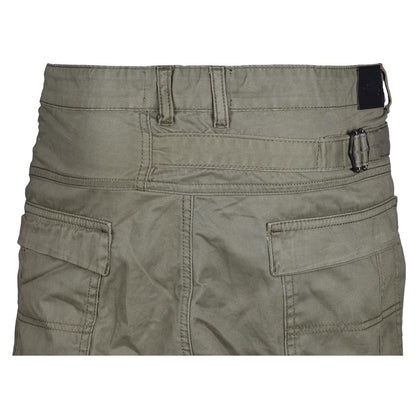 Olive Chino Cotton Combat Cargo Shorts PSM-8883