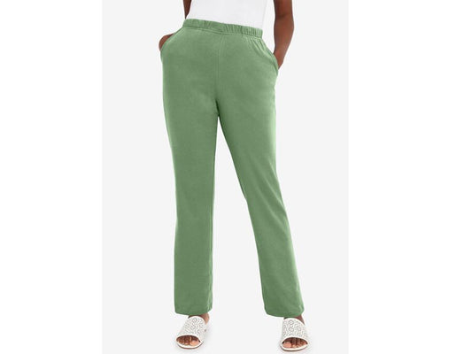 Olive Drab Plus Size Women Soft Ease Pant PSW-6018