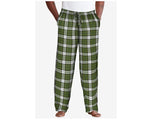 Olive Flannel Plaid Pajama Pants PSM-5613