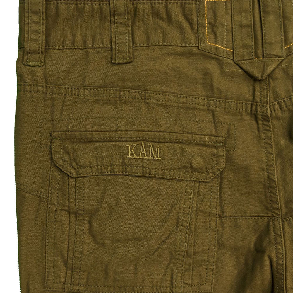 Olive Green Relax Fit Cargo Pant PSM-8807