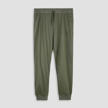 Olive Trail Plus-Size Terry Joggers PSM-8617