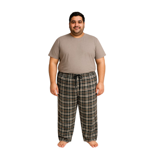 Men’s 100% Cotton Plaid Pajama Pants  PSM-11251