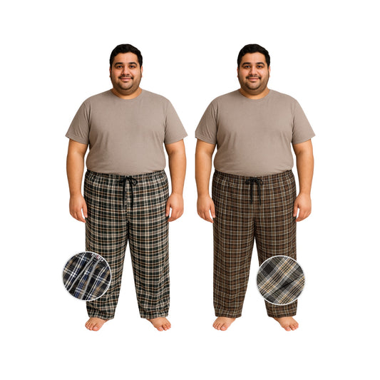 Pack Of 2 Cotton Big Size Pajamas PSM-1019