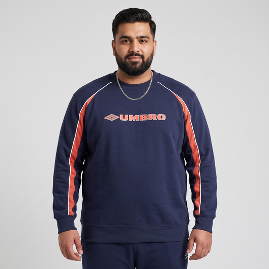 Panel Terry Big Size Crewneck Sweatshirt PSM-5199