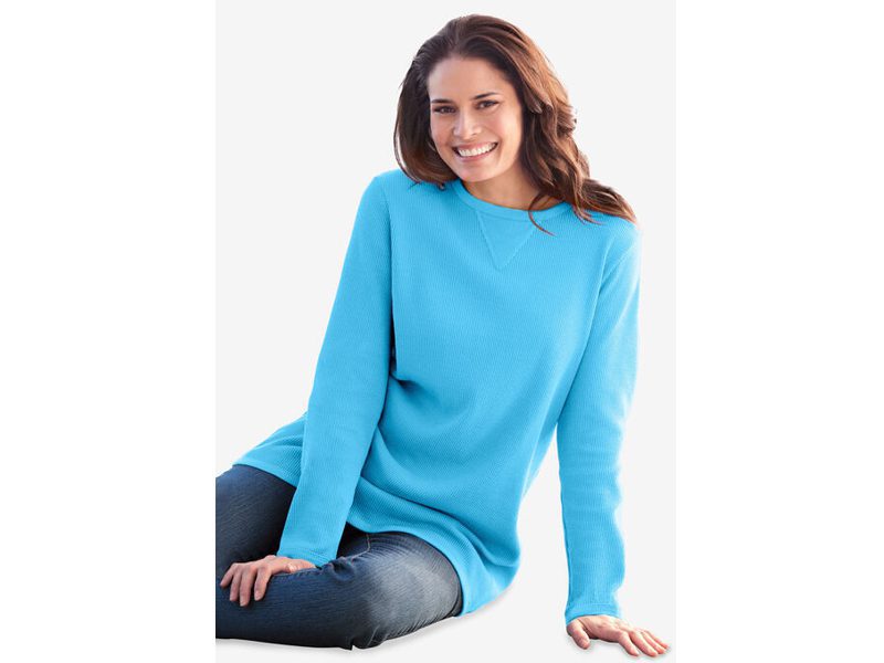 Paradise Blue Thermal Shirt PSW-6735