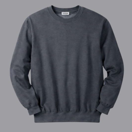 Heather Charcoal Fleece Crewneck Sweatshirt PSM-10445