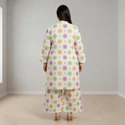 Pastel Bloom Printed Co-ord Set PSW-11147