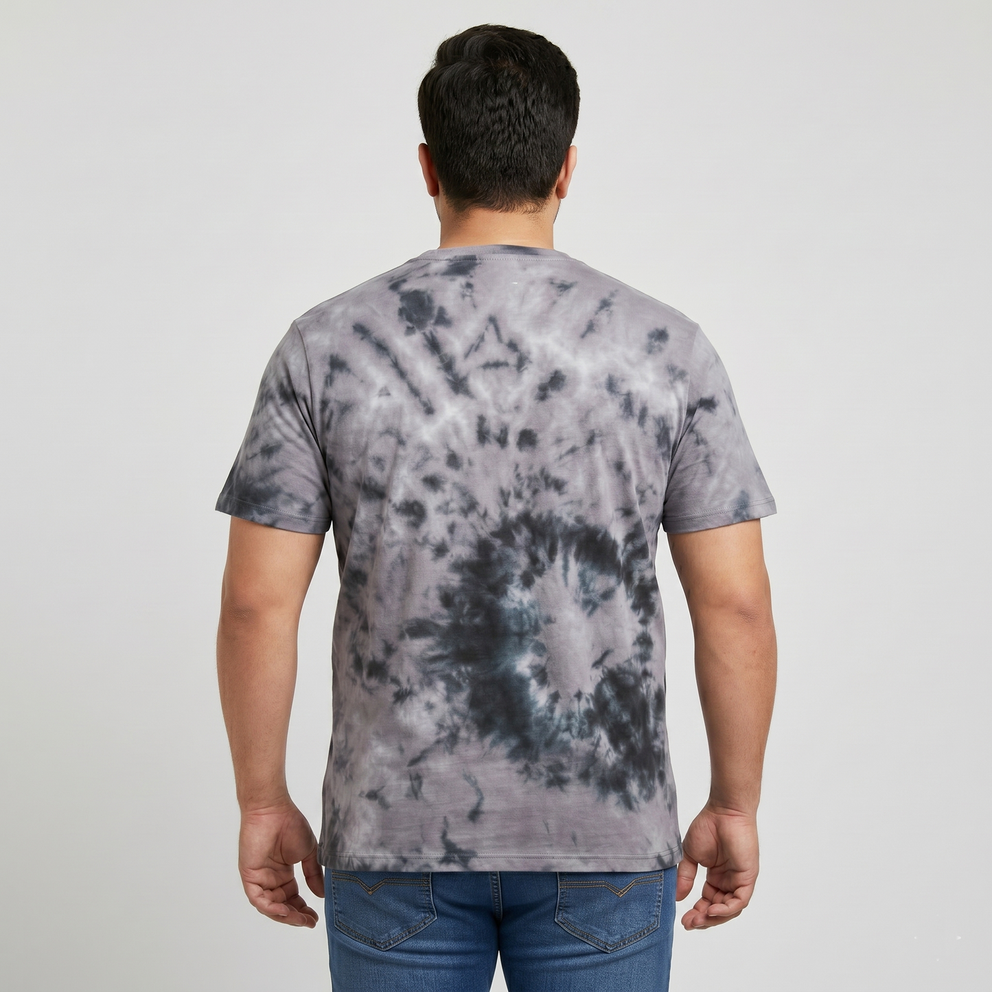 Shadow Storm Tie-Dye Graphic T-Shirt PSM-7097