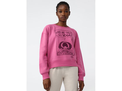 Pink Mafalda Graphic Sweatshirt PSW-7138