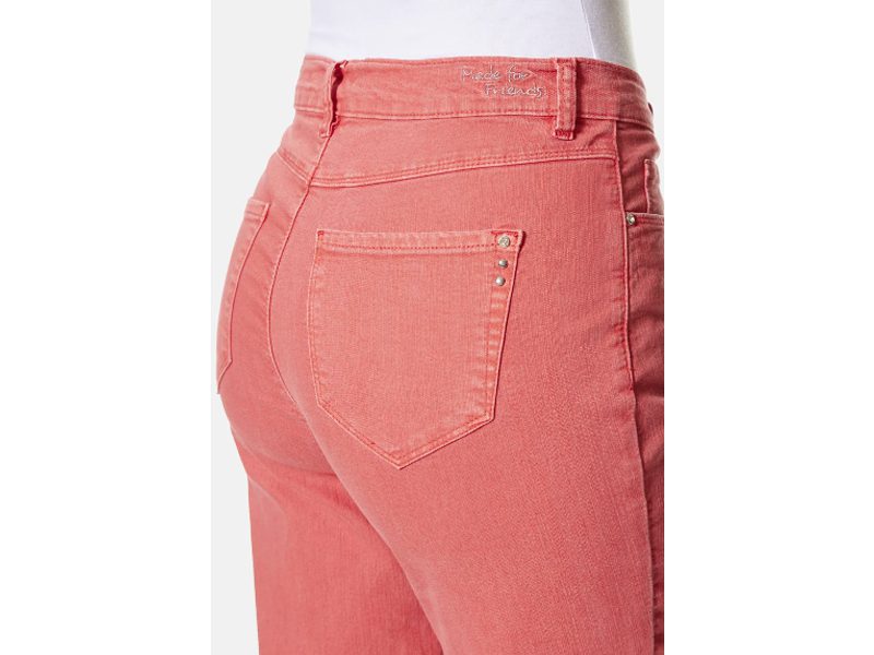 Pink Plus Size Women Straight Leg tapered Fit Jeans PSW-5954