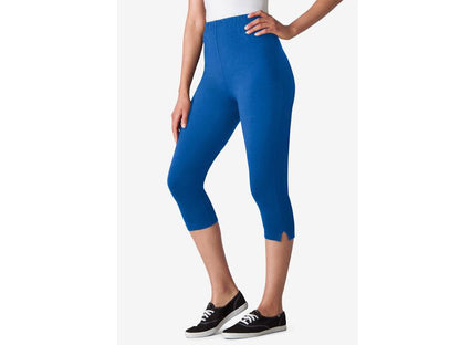 Plussize Stretch Cotton Capri Legging PSW-7041