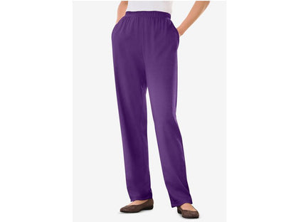 Radiant Purple Knit Straight Leg B Grade Pant PSW-6203B